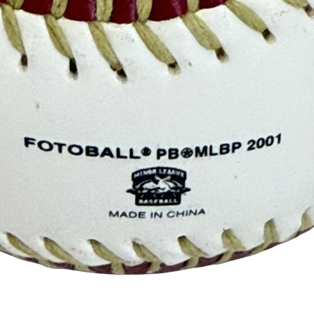 Fotoball Sacramento River Cats Baseball 2001 White Red Excellent Coca-Cola Logo